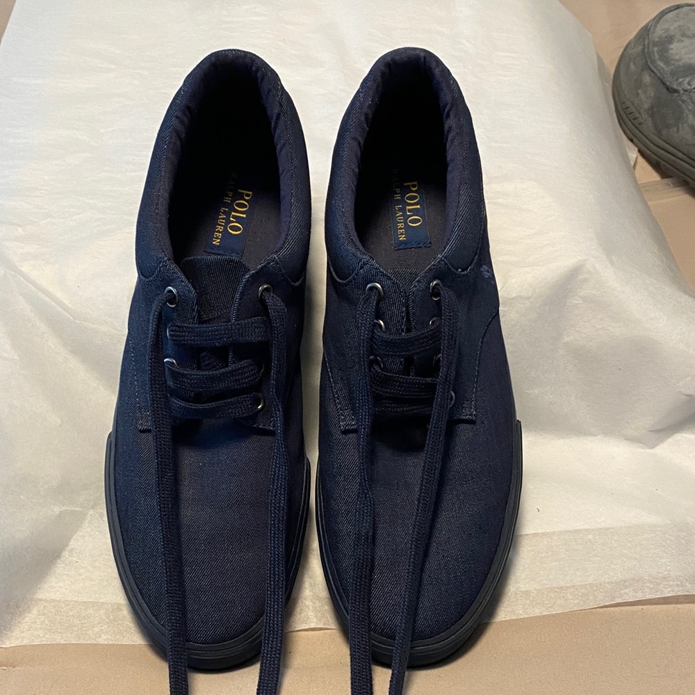 Polo by Ralph Lauren Men's Dark Blue Sneakers Size 10.5 D